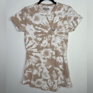 True Religion tie dye t-shirt dress